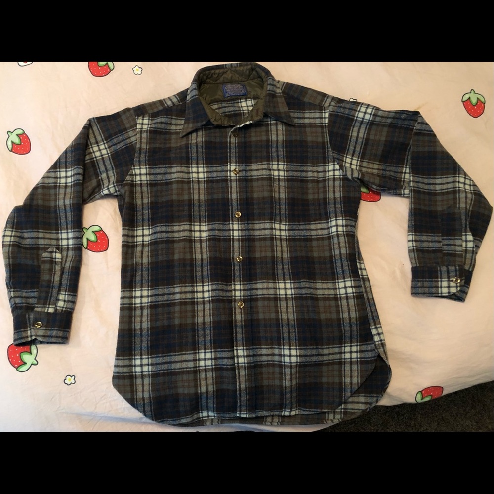 Pendleton button down flannel shirt
